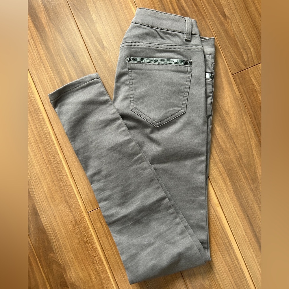 Calvin Klein Women's Gray Jeans with Sparkles